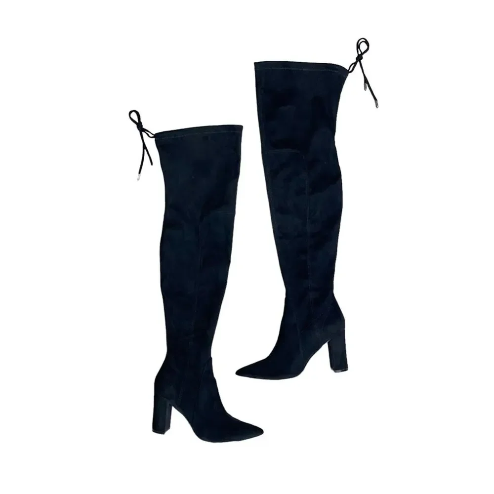 MARC FISHER LTD Black MLULONA Over The Knee Boot Women’s Size 7.5